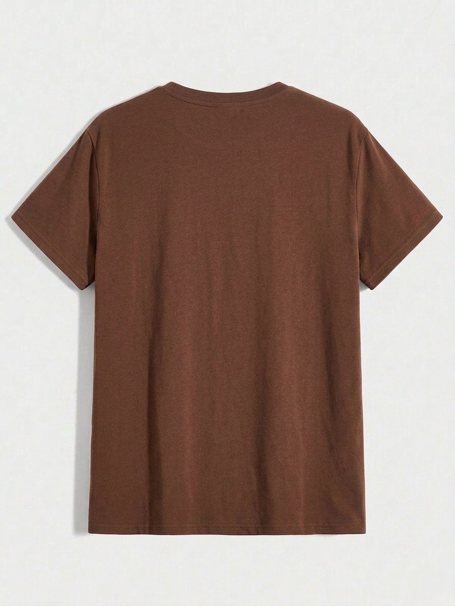 Women Brown Oversized Printed Kiss T-shirt - Image 2