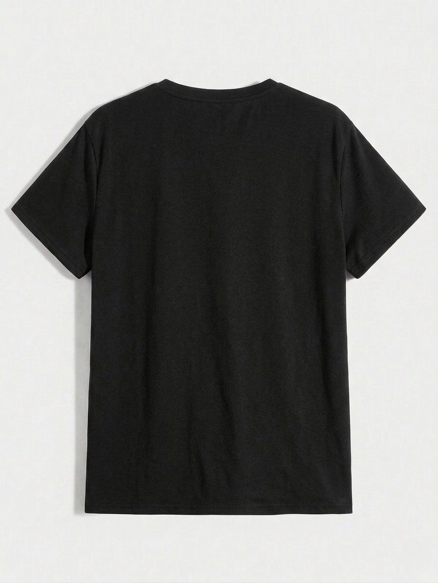 Women Black Oversized Printed Love3 T-shirt - Image 2